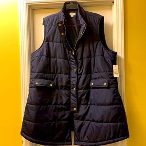 Crown&Ivy vest new with tags curvy 3X reg. $109.50